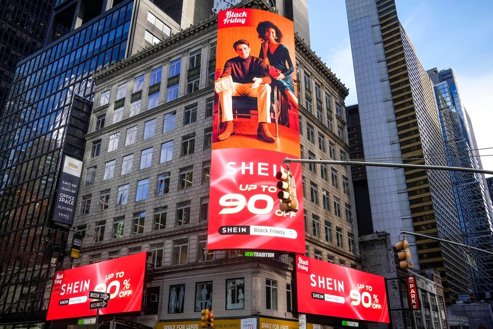 Shein-Leuchtreklame in New York