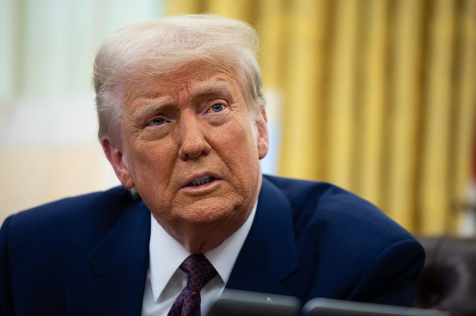 Donald Trump im Oval Office des Weißen Hauses