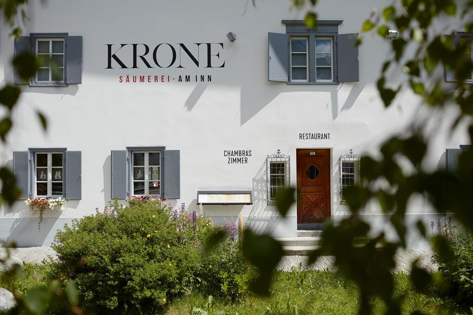 (M)Ein Geheimtipp im Engadin ist das „Hotel Krone“ mit seiner faszinierenden Historie