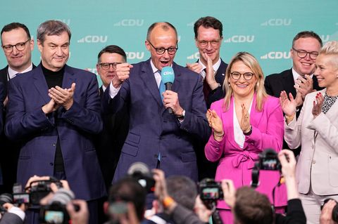 Friedrich Merz bei der CDU-Wahlparty