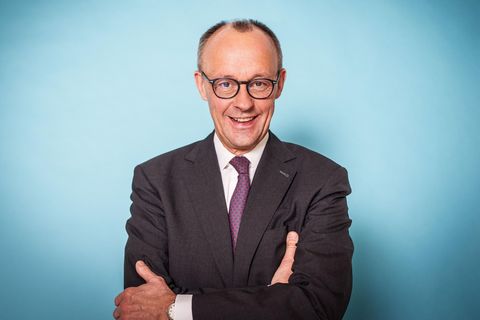 Maglietta Uomo Unibly FTZNFRTZ Bundestagswahl Merz 2025 - Divertente E Originale In Cotone