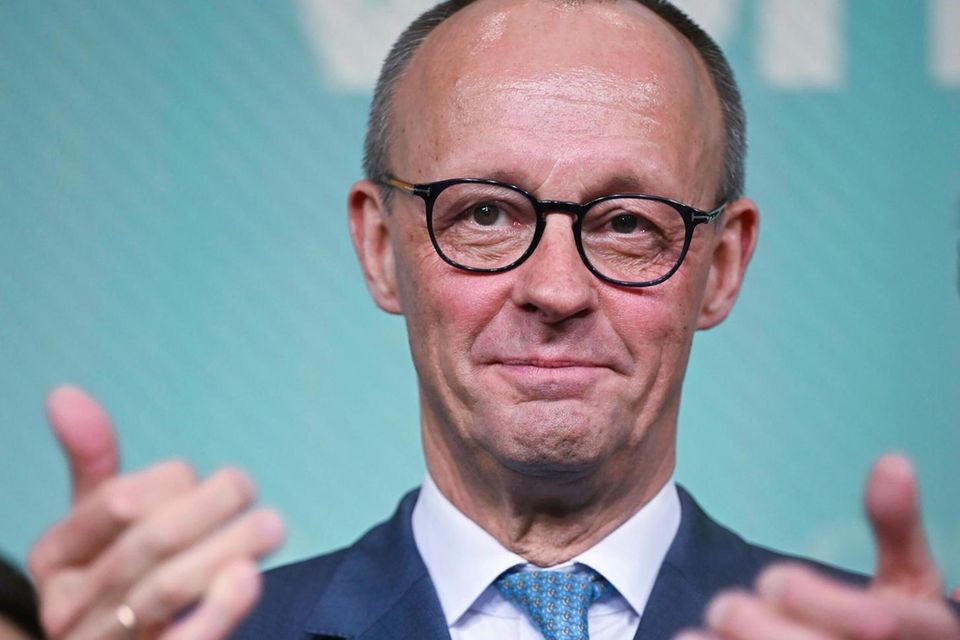 Close-up van Friedrich Merz