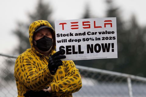Tesla Proteste