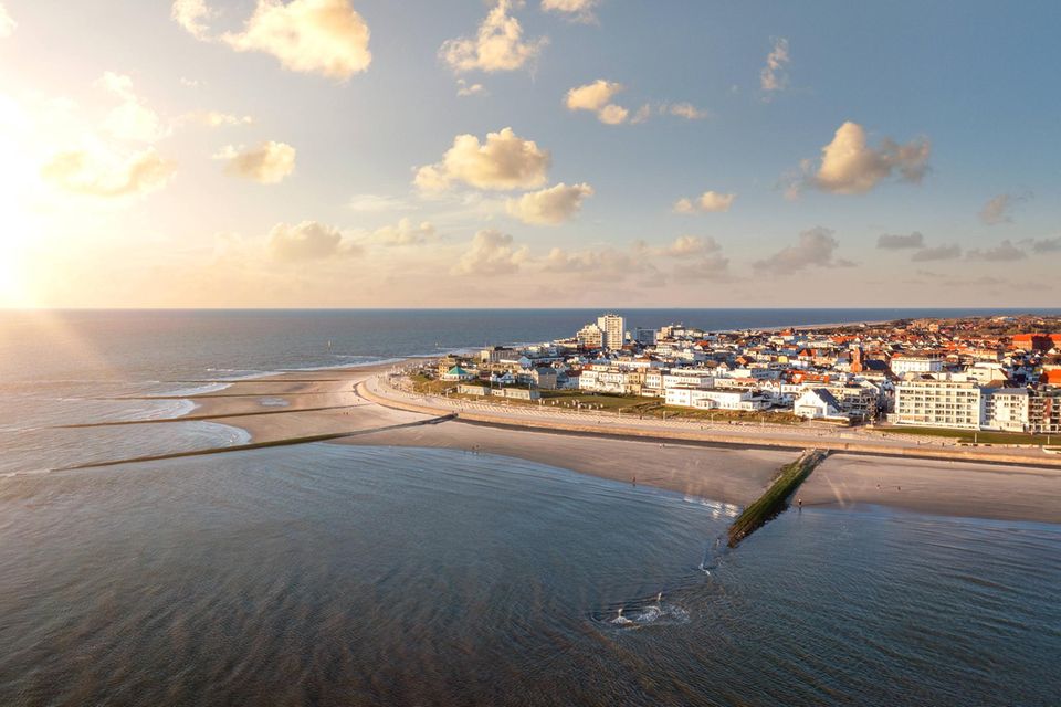 Luftbild der Insel Norderney