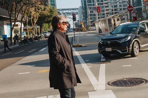 Rainer Gläß im Zentrum von San Francisco