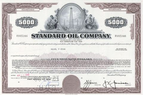 Die Aktie von Standard Oil, heute ExxonMobile, wird seit 1924 Massachusetts Investors Trust gehalten.