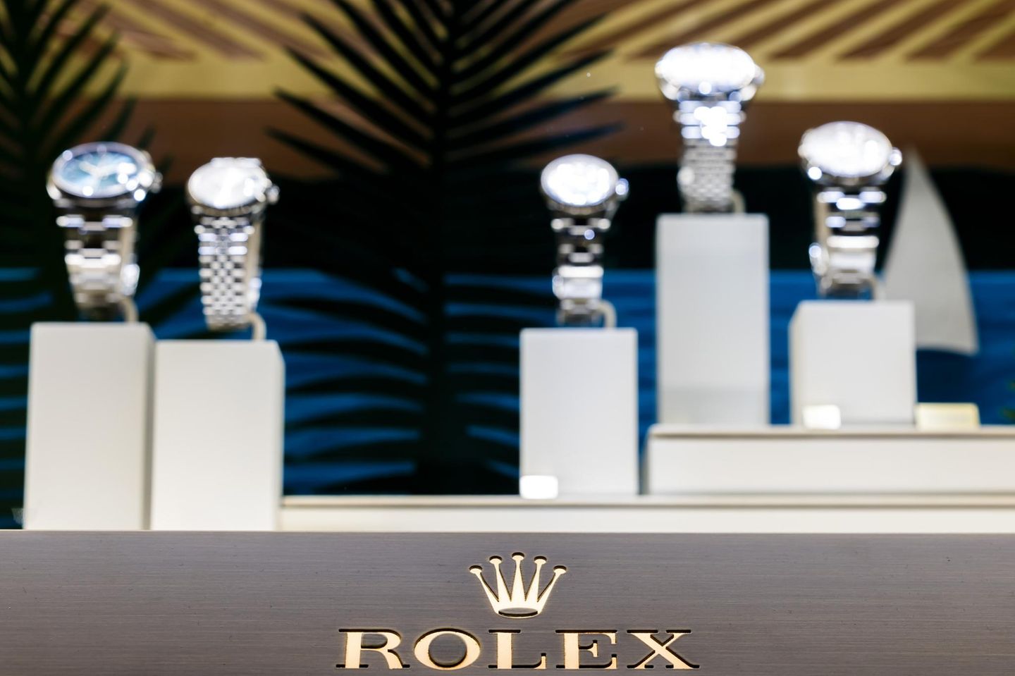 Rolex-Stand auf der Uhrenmesse Watches and Wonders