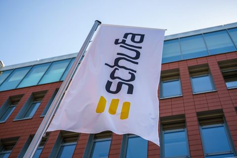 Ein Flagge der Schufa