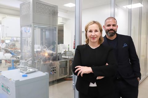Babor-Inhaberin Isabel Bonacker und Geschäftsführer Tim Waller