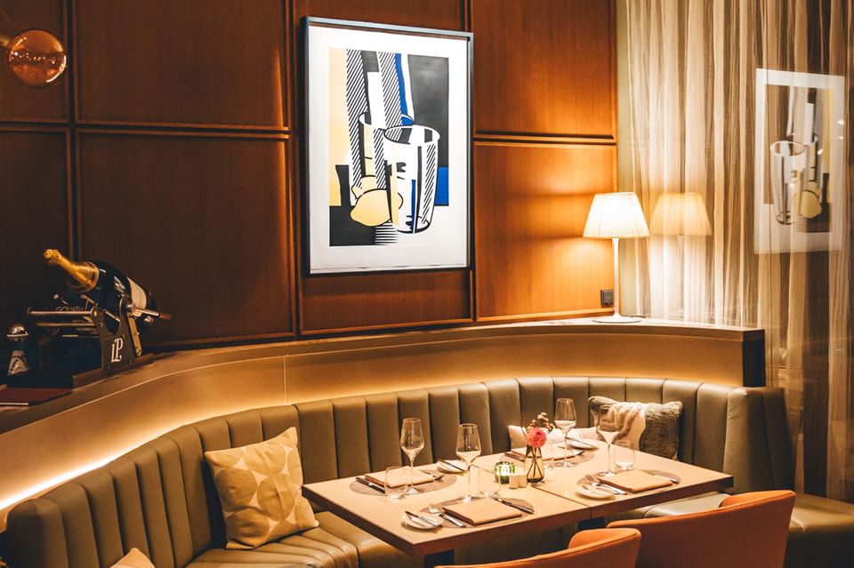 Auch in der „Veranda Brasserie & Bar“ mit ihrem „Mix & Match“-Konzept ist der Künstler Roy Lichtenstein präsent