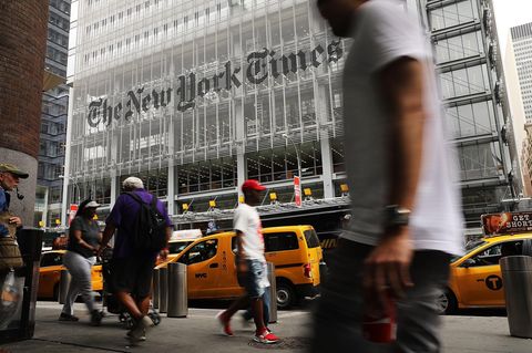 Sitz der New York Times in New York