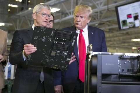 Tim Cook und Donald Trump
