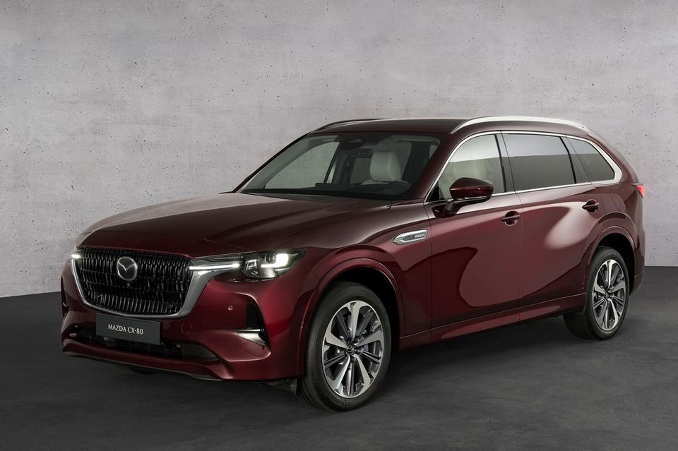 Mazda CX-80 von der Seite