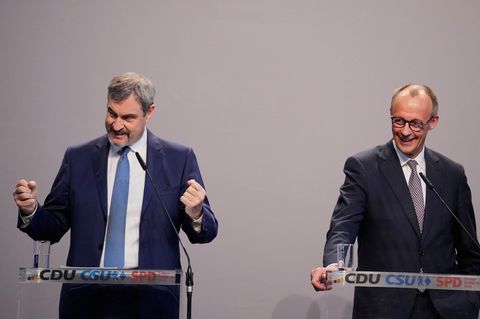 Markus Söder und Friedrich Merz