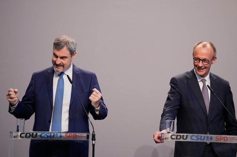 Markus Söder und Friedrich Merz
