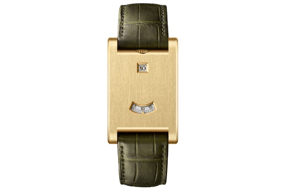 „Tank à Guichets“  Durchmesser: 31,1 x 27,75 mm  Preis: circa 51.500 Euro