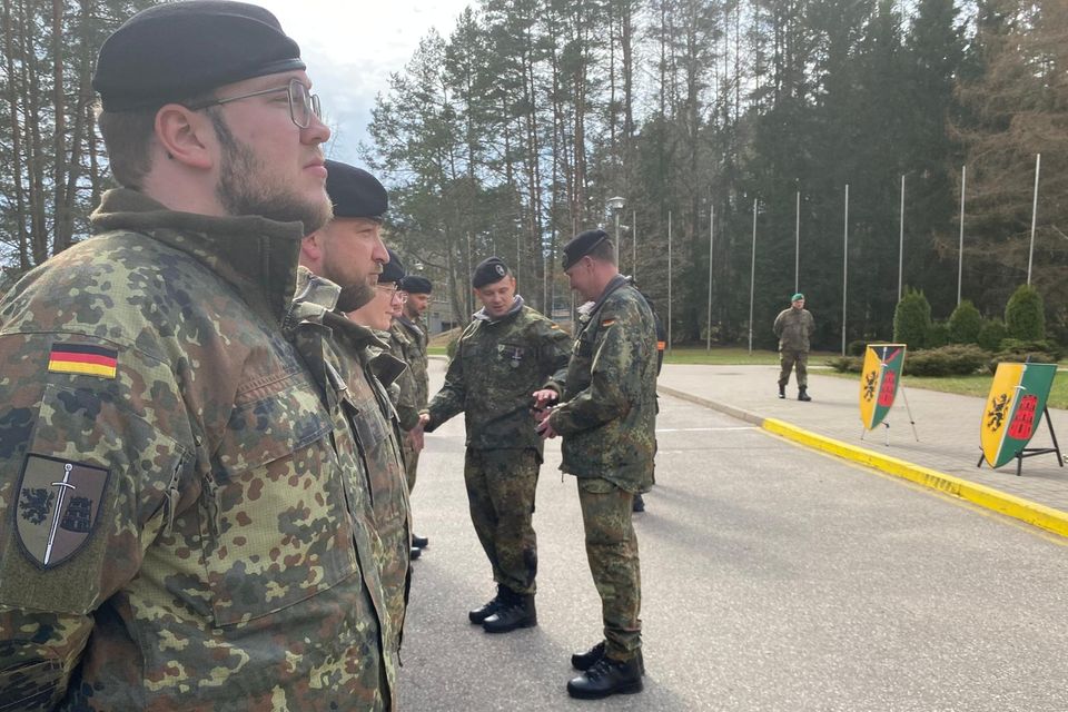 Deutscher Soldat in Litauen