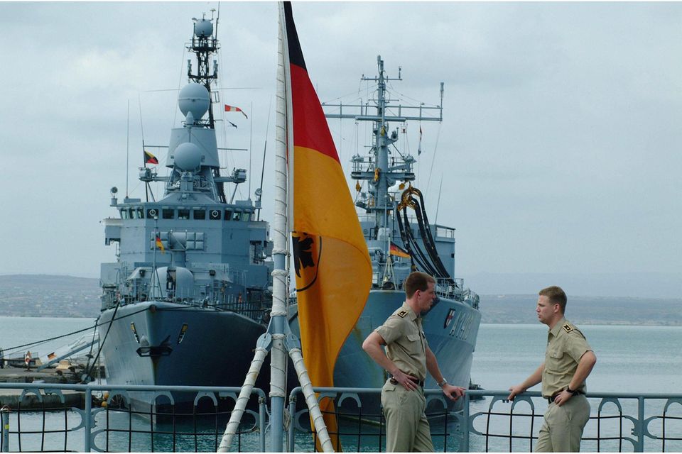 Bundeswehr auf der Marine auf dem Roten Meer