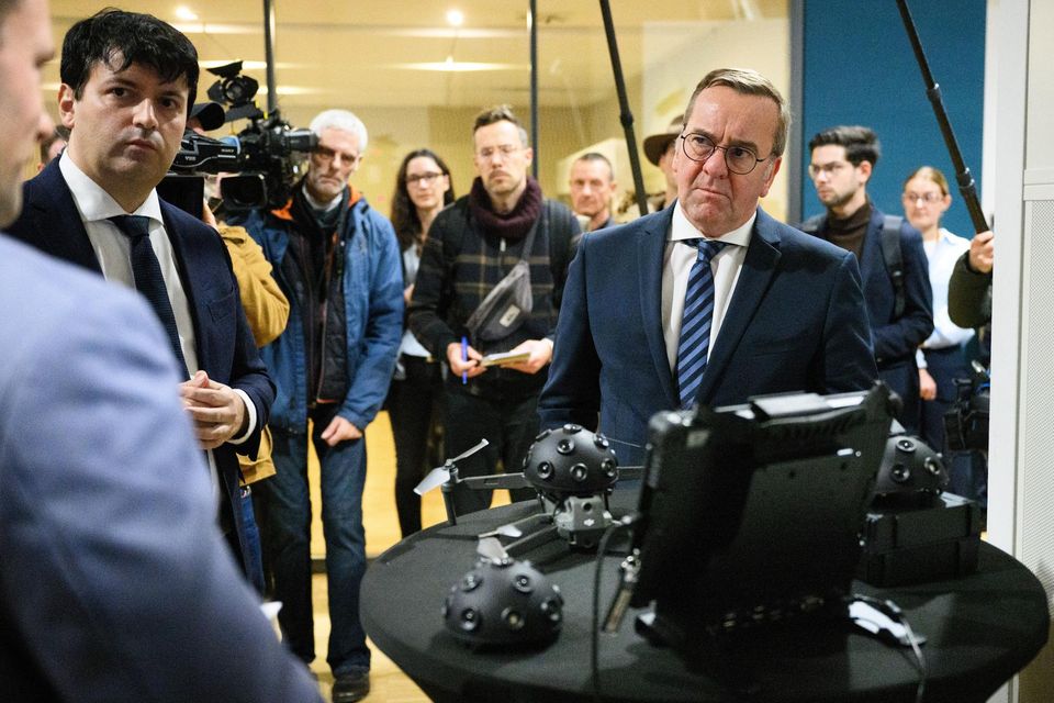 Pistorius beim Besuch des Cyber Innovation Hubs der Bundeswehr