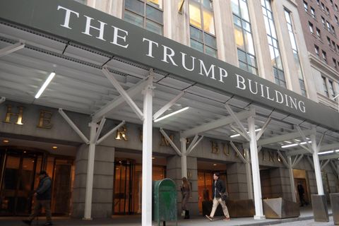 The Trump Building auf der Wall Street in Manhattan, New York City