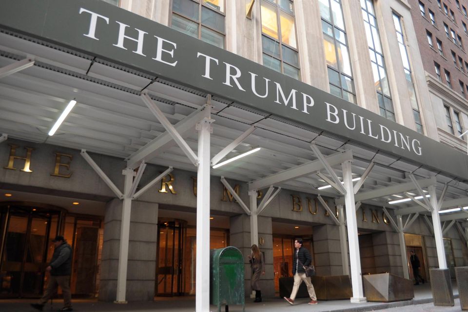 The Trump Building auf der Wall Street in Manhattan, New York City