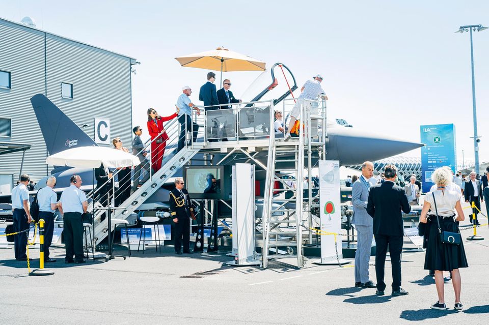 Visitors to the Berlin Air Show ILA will be able to test-sit in a Eurofighter in 2022