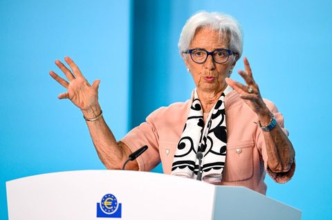 EZB-Präsidentin Christine Lagarde kündigte am Donnerstag noch einmal eine Zinssenkung um 25 Basispunkte an.