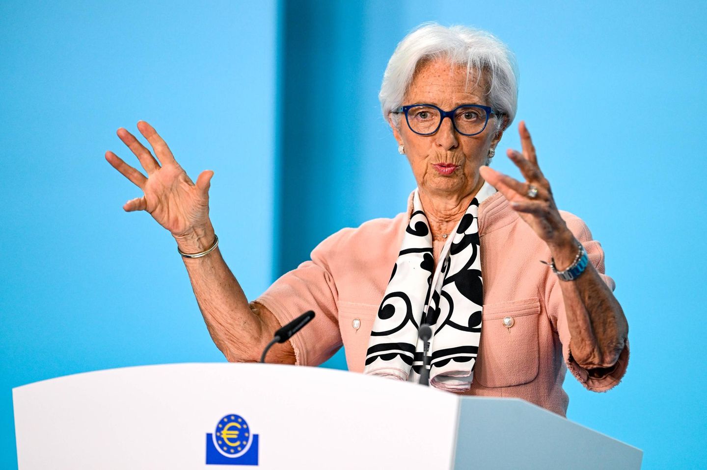 EZB-Präsidentin Christine Lagarde kündigte am Donnerstag noch einmal eine Zinssenkung um 25 Basispunkte an.