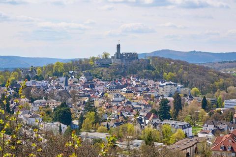 Blick auf Königstein mit der Burgruine