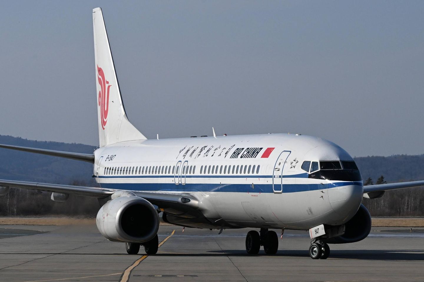Eine Boeing 737-800 von Air China.