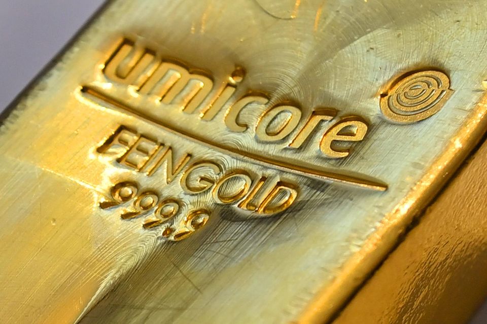 Ein 12,5 kg Goldbarren