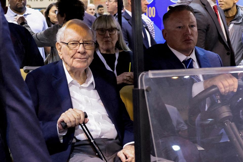 Warren Buffett im vergangenen Jahr beim Aktionärstreffen von Berkshire Hathaway in Omaha