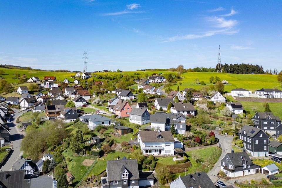 Häuser im Siegerland