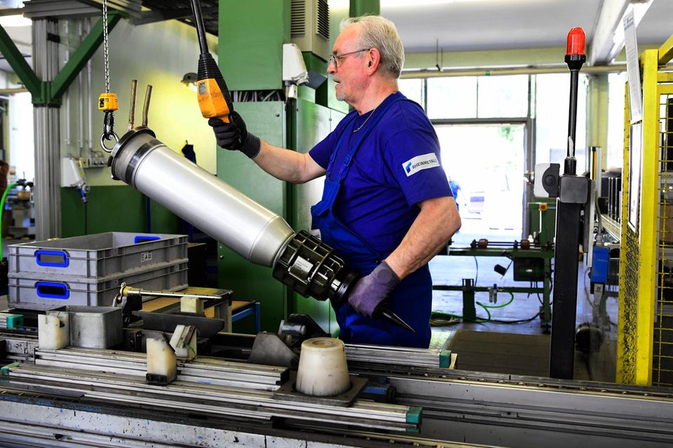 Herstellung von 120-mm-Munition