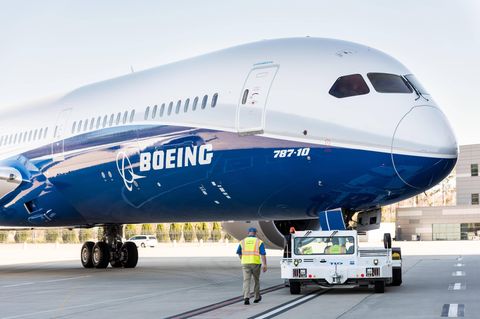 Eine Boeing-Maschine vom Typ 787-10