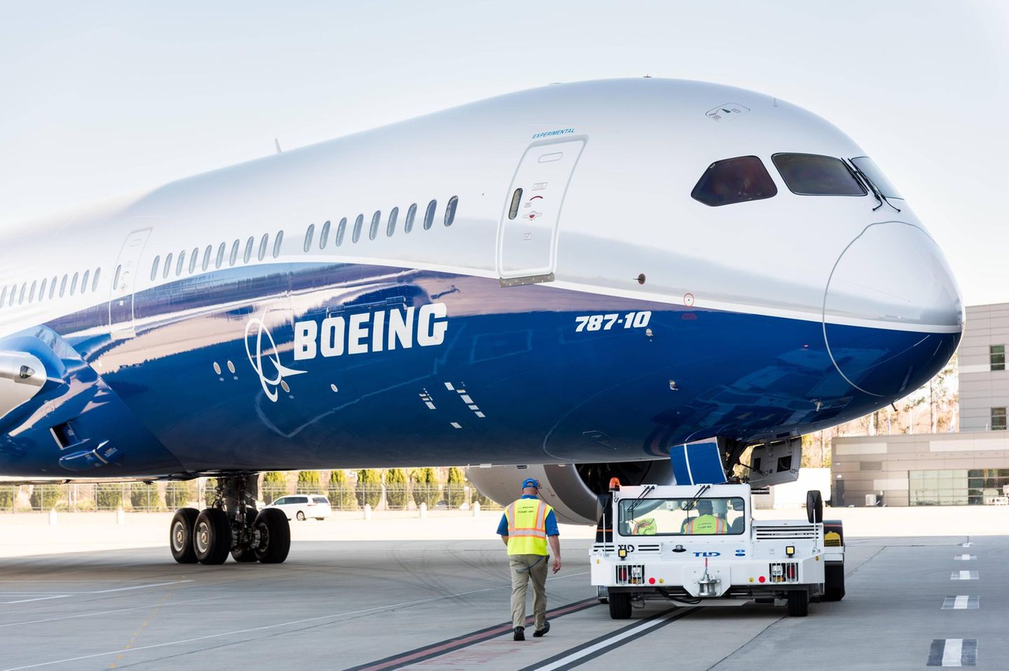 Eine Boeing-Maschine vom Typ 787-10
