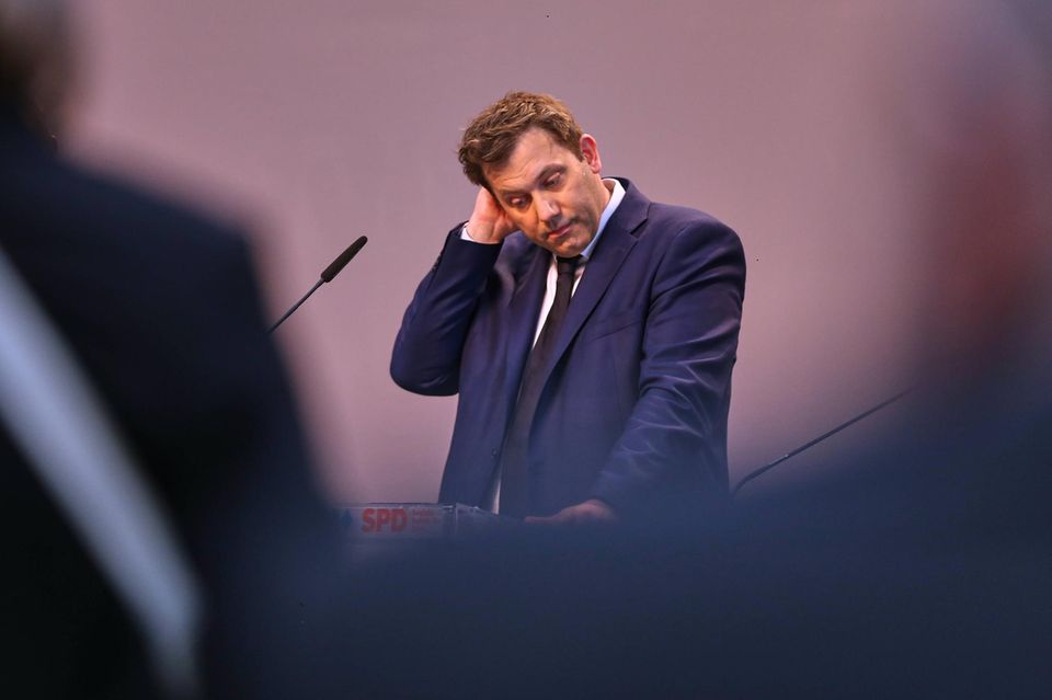 Lars Klingbeil am Rednerpult