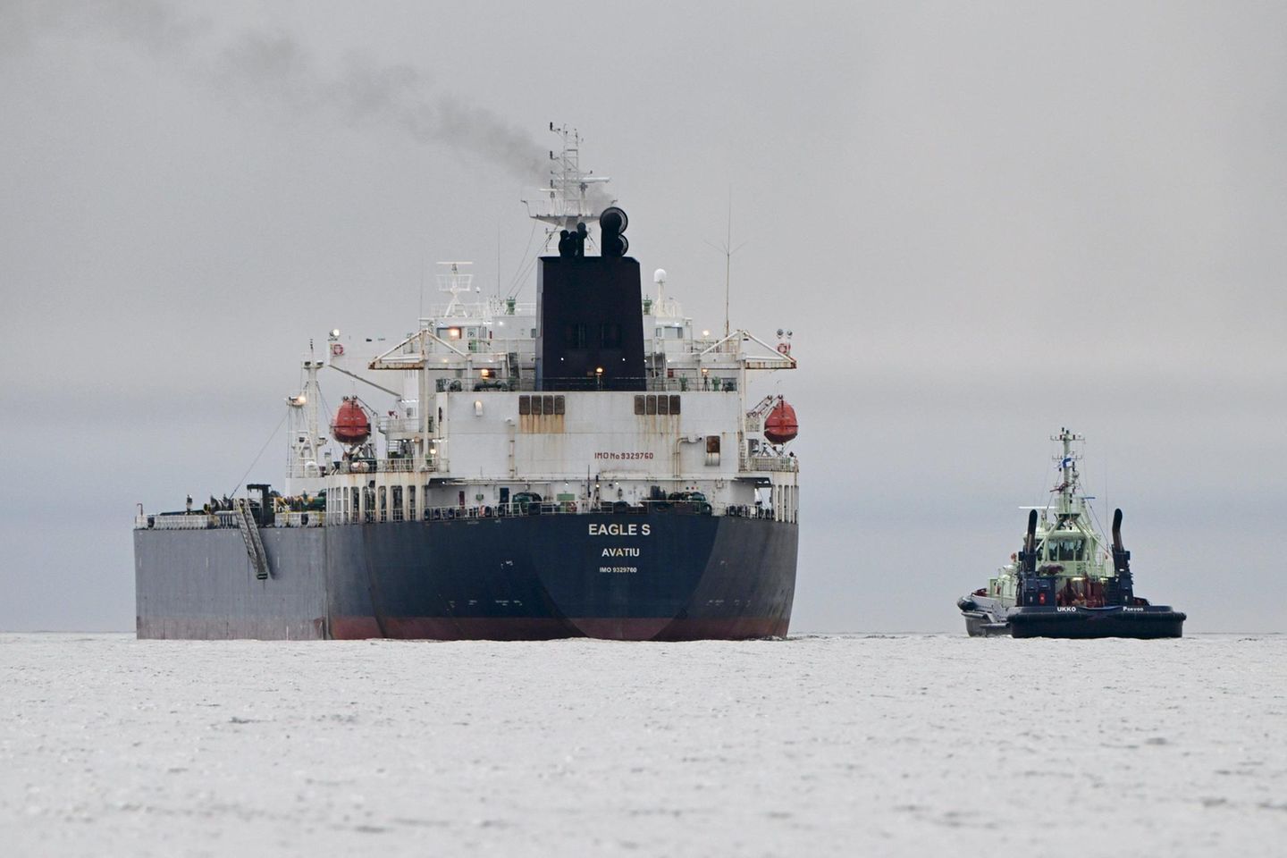 Russischer Öltanker in der Ostsee