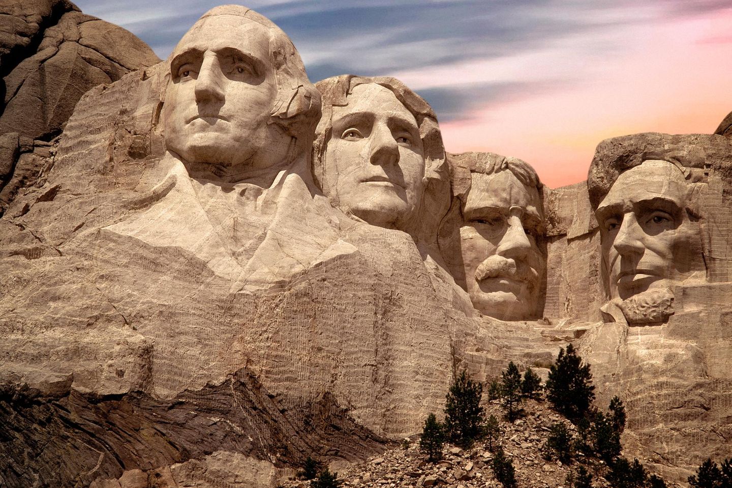 Eine beliebte Touristenattraktion in den USA – auch bei Trivago-Kunden: das Mount Rushmore National Memorial in South Dakota