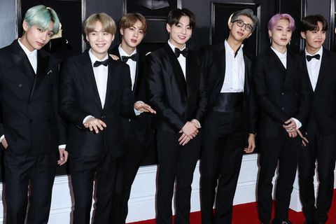 K-Pop-Gruppe präsentierten BTS einen Preis bei den Grammys 2019