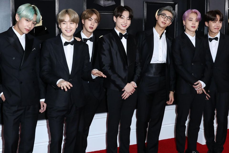 K-Pop-Gruppe präsentierten BTS einen Preis bei den Grammys 2019