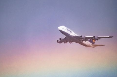 Verblasster Regenbogen: Die Lufthansa verzichtet dieses Jahr zum Pride Month Juni auf ein buntes Kranich-Logo.