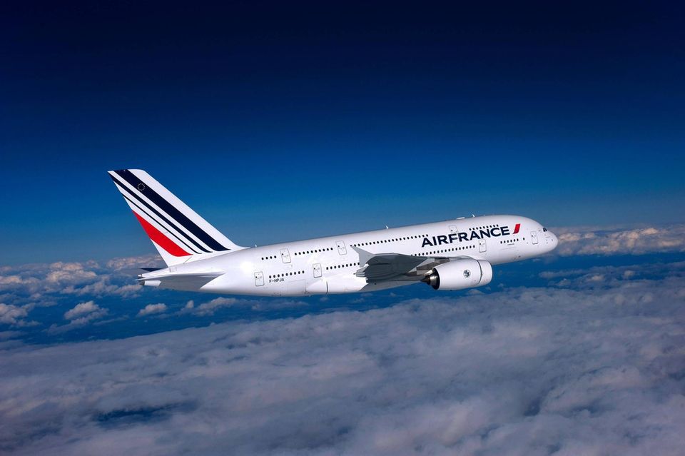 A 380 der Fluglinie Air France