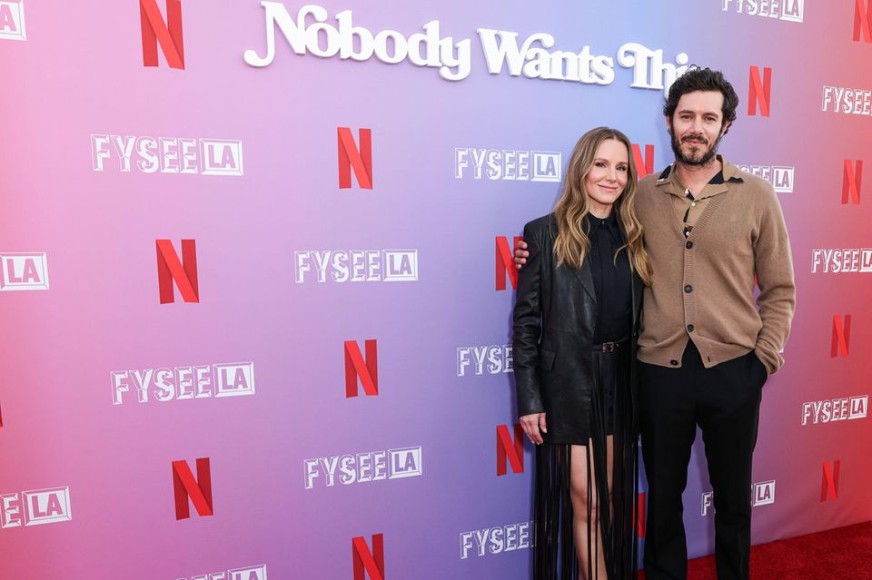 Komödiantin Kristen Bell und der amerikanische Schauspieler Adam Brody