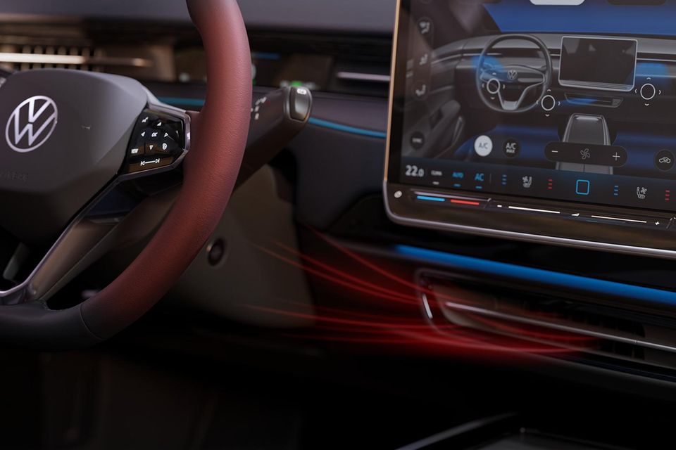 Blick ins Cockpit eines VW ID.7