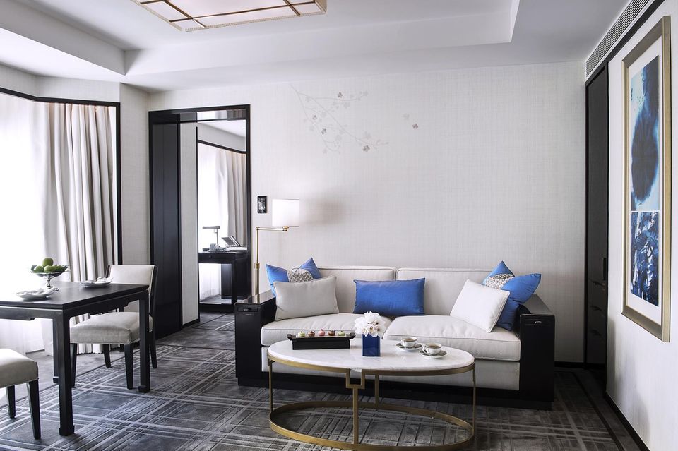 Las habitaciones de The Peninsula Beijing están equipadas con muchos trucos técnicos.