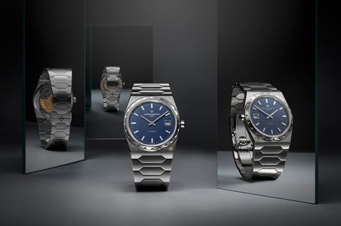 Das Ur-Modell der „222“ von Vacheron Constantin hatte 1977 Premiere. Die Neuauflage (o.) feuert nun das 270. Jubiläum der Marke