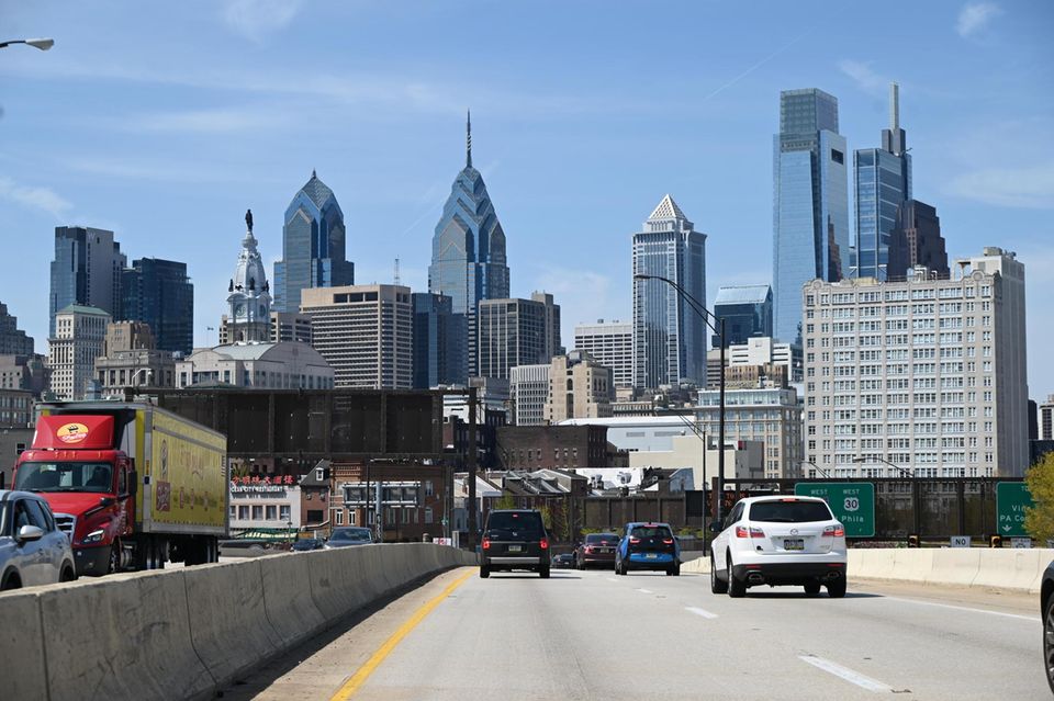 Die Skyline von Philadelphia, wo das Hauptquartier von SIG ist