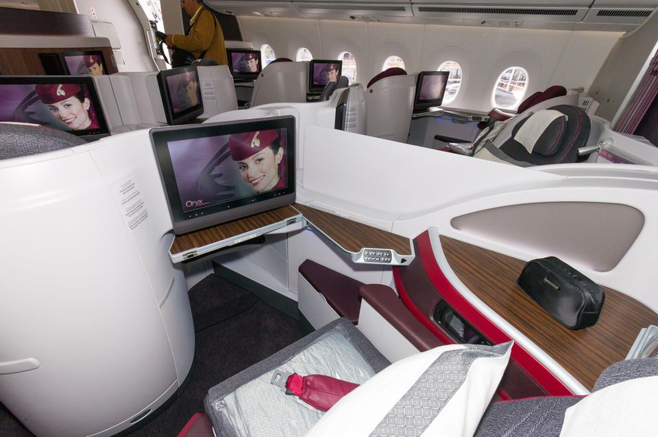 Qatar Airways First Class Sitz