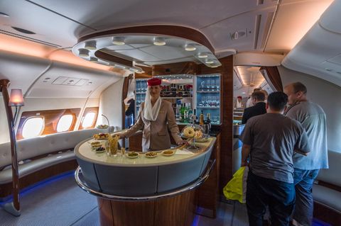 Bar First Class Emirates